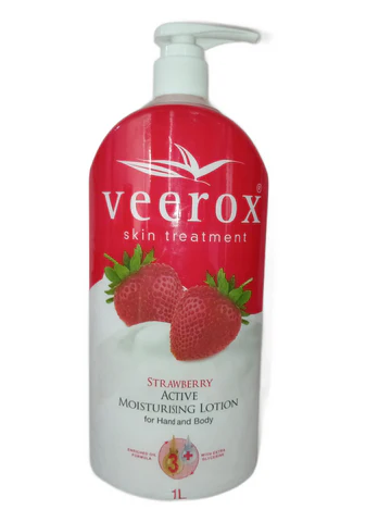 6x Veerox strawberry lotion